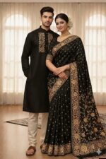 Sharee Panjabi Couple Dress with Blouse Piece - Image 2