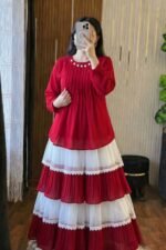 Trendy Ladies Tops and Skirt Set