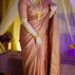 Indian Tuba Lama Silk saree