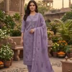 Cotton Unstitched Three Piece