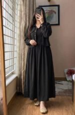 Georgette Two Piece Gown Set