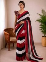 Rongdhonu Georgette saree - Image 4