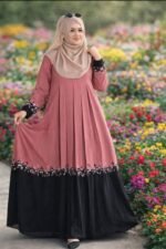 Embroidery Contrast Borka (Only Borka) - Image 2