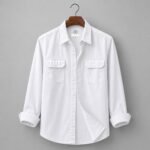 Premium Double Pocket Oxford Cotton Shirt - Image 4