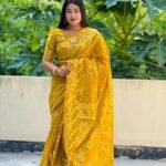 Virul Jamdani Saree with Blause pcs