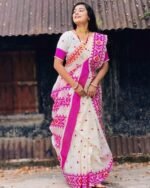 Indian Inspired Assam Silk Saree - Image 3