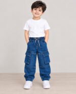 Boys Denim Baggy Joggers Pant 2-12Y