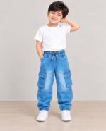 Boys Denim Baggy Joggers Pant 2-12Y - Image 2