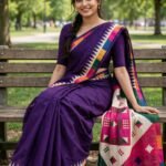 Chanderi Silk Saree With Blause Pcs